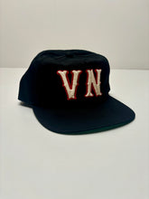 Load image into Gallery viewer, Very Necessary “VN” Unstructured Snapback (Black/Red)