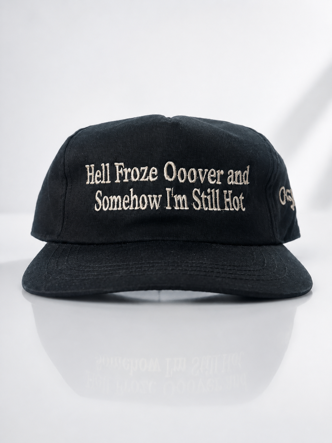 “Still Hot” Unstructured SnapBack (Black/white)