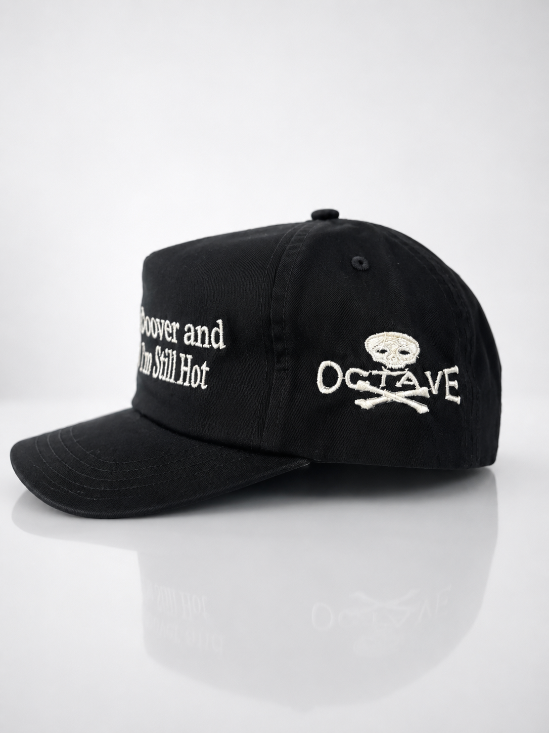 “Still Hot” Unstructured SnapBack (Black/white)