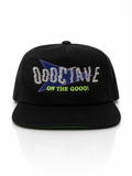 “On The Gooo” Unstructured SnapBack (Black/Blue)
