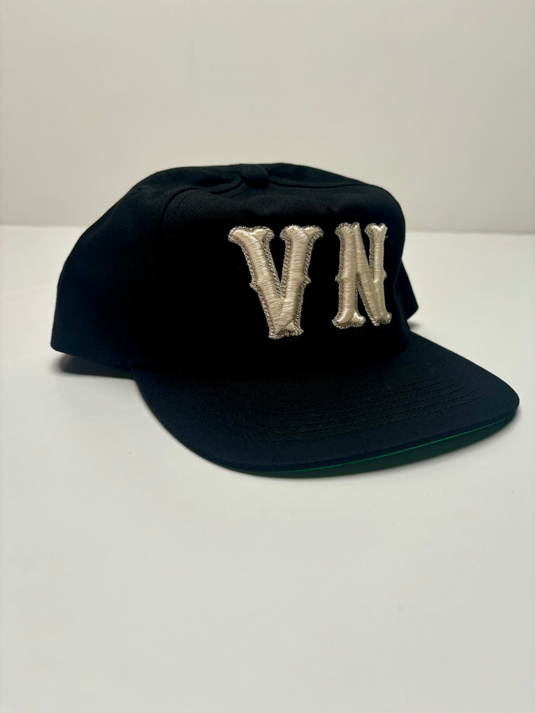 Very Necessary “VN” Unstructured Snapback (Black/Silver)